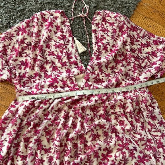 Free People FloralBaby Doll Mini Flowy Tunic Dress Size XSmall - Picture 9 of 13